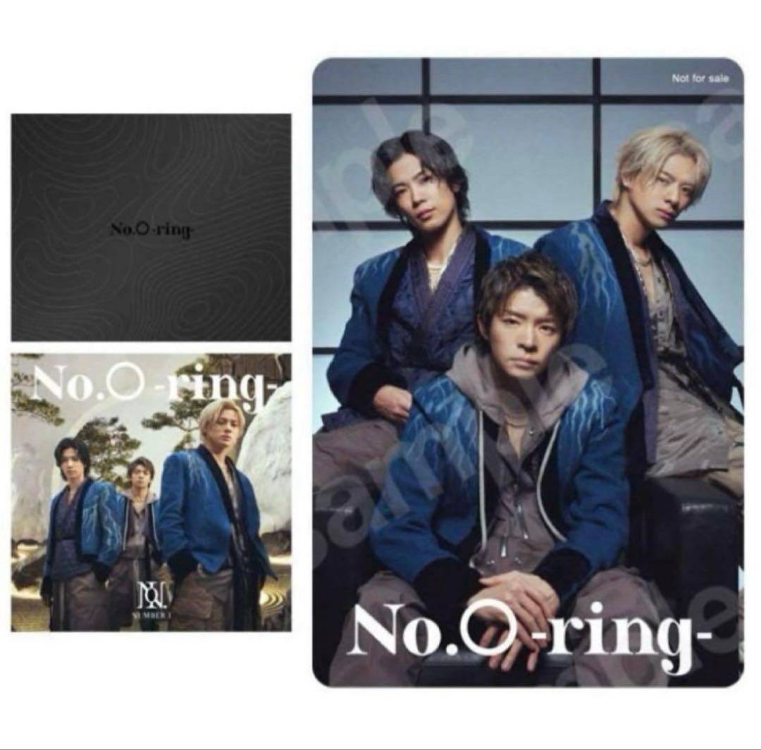 Number_i GORT No.O -ring 初回限定盤A＆B 通常盤　6点