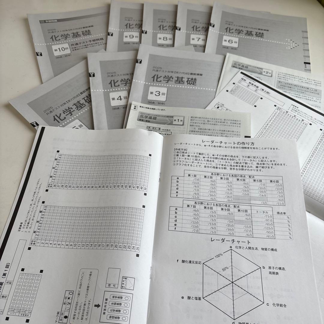 化学基礎 2025年度版 問題集 10冊セット
