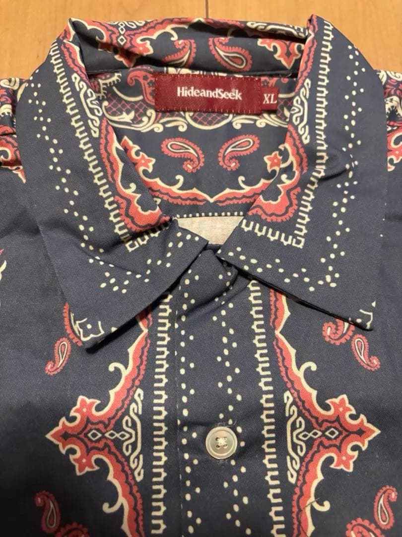 【HideandSeek】BANDANA PATTERN L/S SHIRT