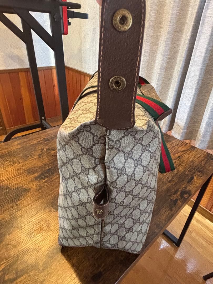 グッチ GUCCI ボストンバッグ オールドグッチボストンブラウン
