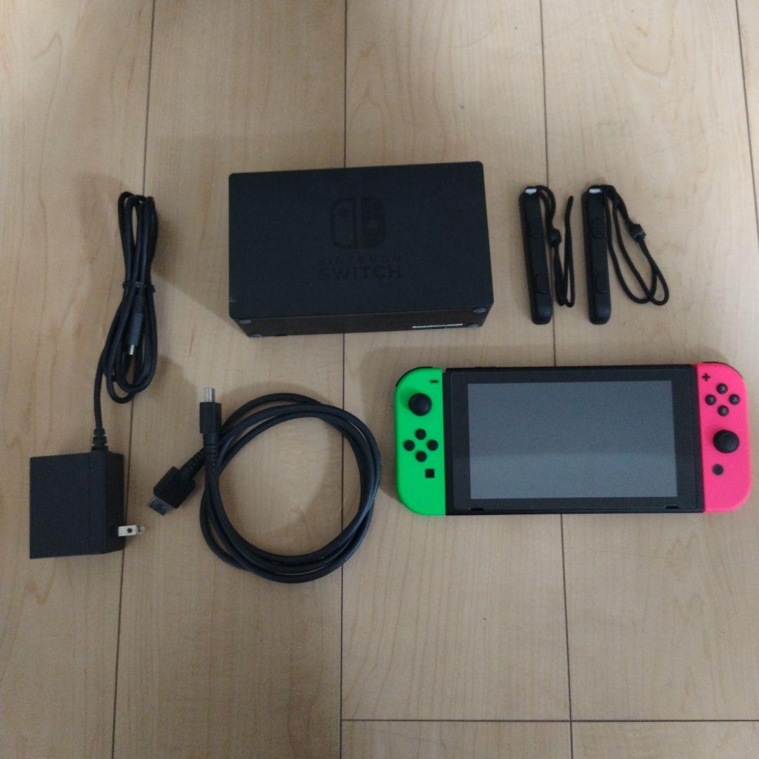 匿名配送　Nintendo Switch 本体 ネオンピンク/ネオングリーン