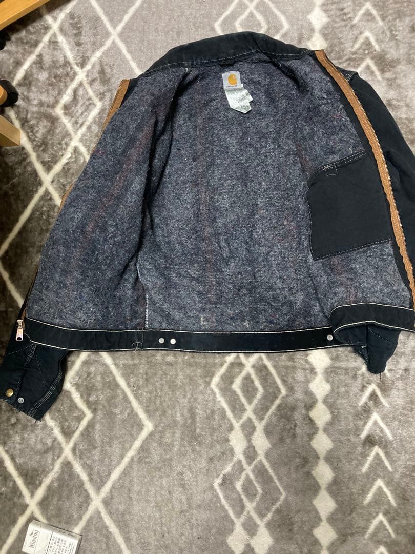 小*鉄様 carhartt デトロイトジャケット　j146 WET ブラック