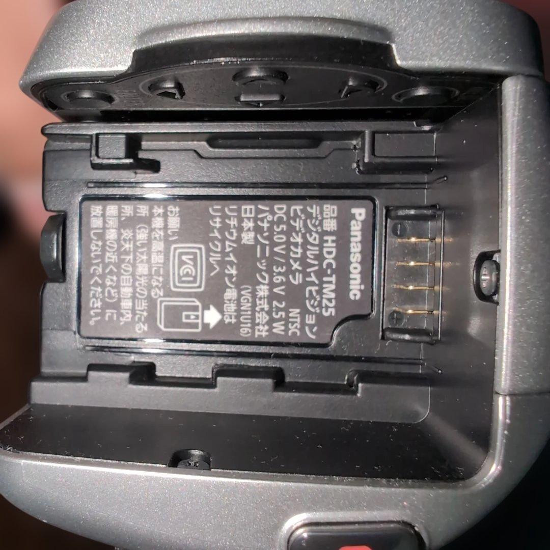 Panasonic TM25 ビデオカメラ シルバー