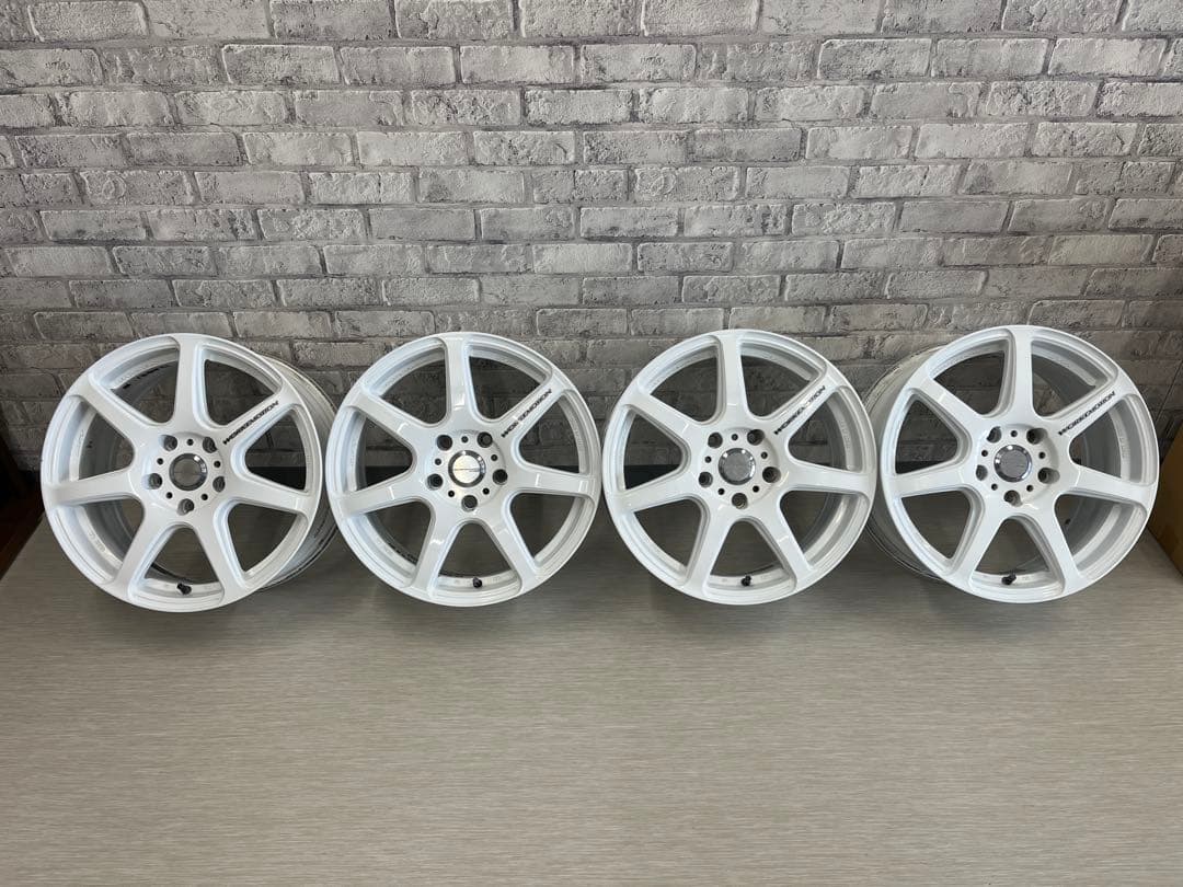 WORKEMOTION T7R 17×7.0J 120-5 +47中古4本❗️