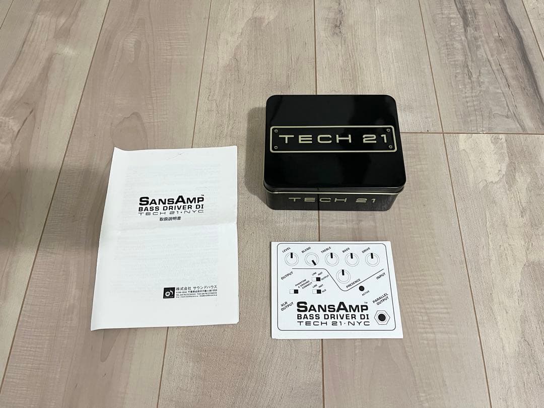 【訳あり】SANSAMP Bass D DI Tech 21 NYC