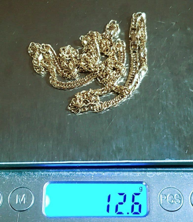 【18金 8面トリプル12,6g❇】喜平ネックレス50cm 美品 年度末セール❗