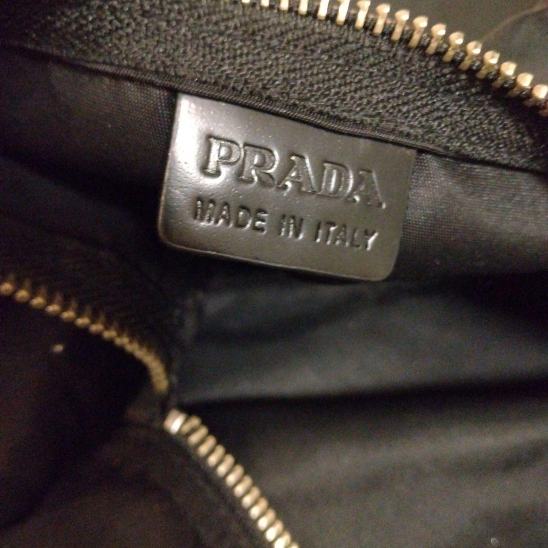 PRADA ミニボストンバッグ　ブラック　ハンドバッグ　プラダ　ナイロンバッグ