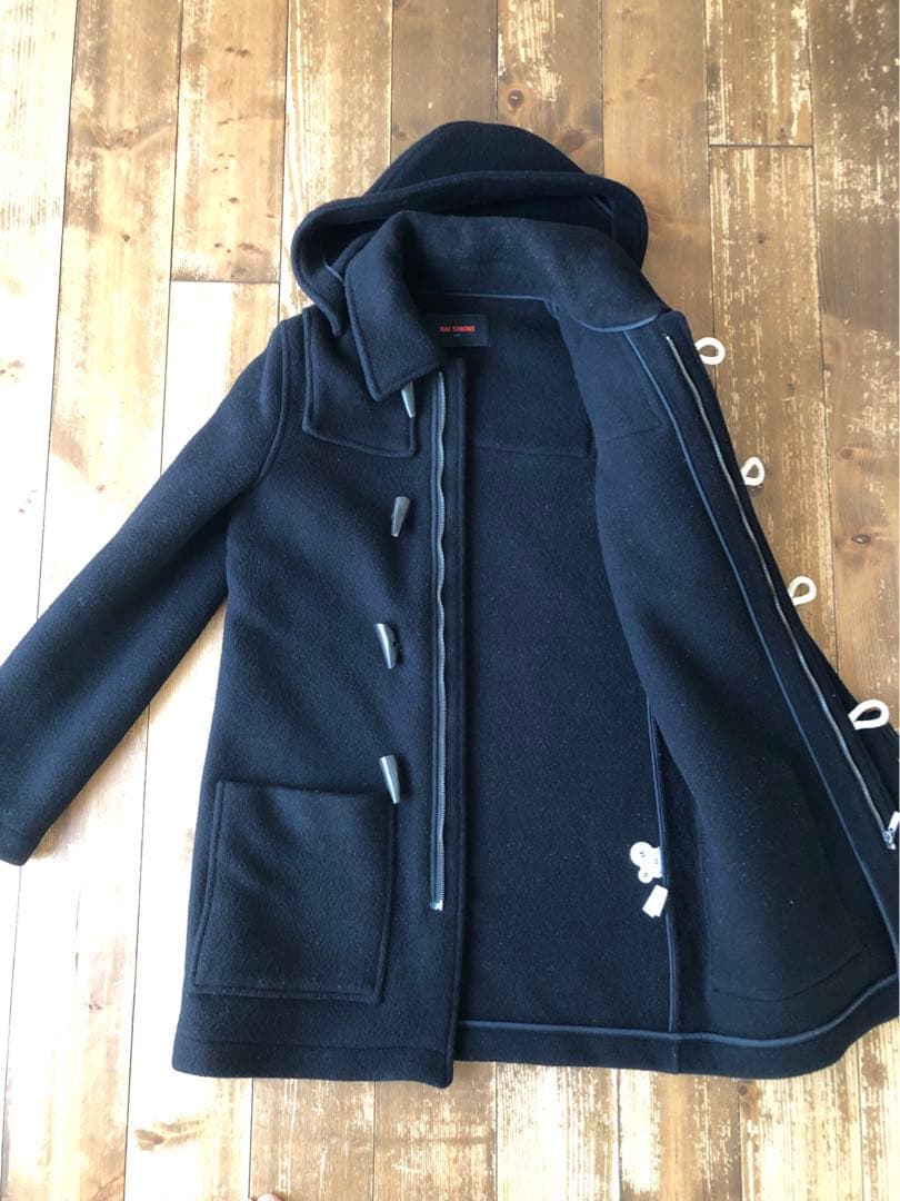 RAF SIMONS 1995 ラフシモンズ ダッフルコート 黒色 44