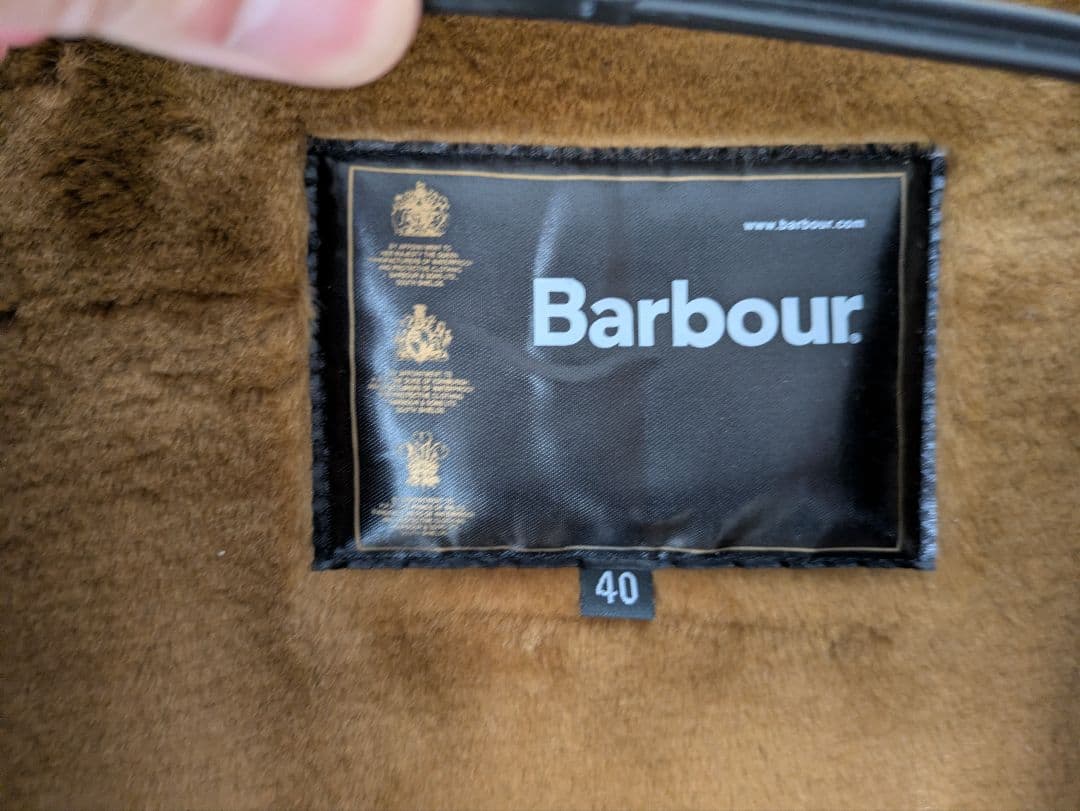 Barbour バブアー ベスト　ファーライナー40