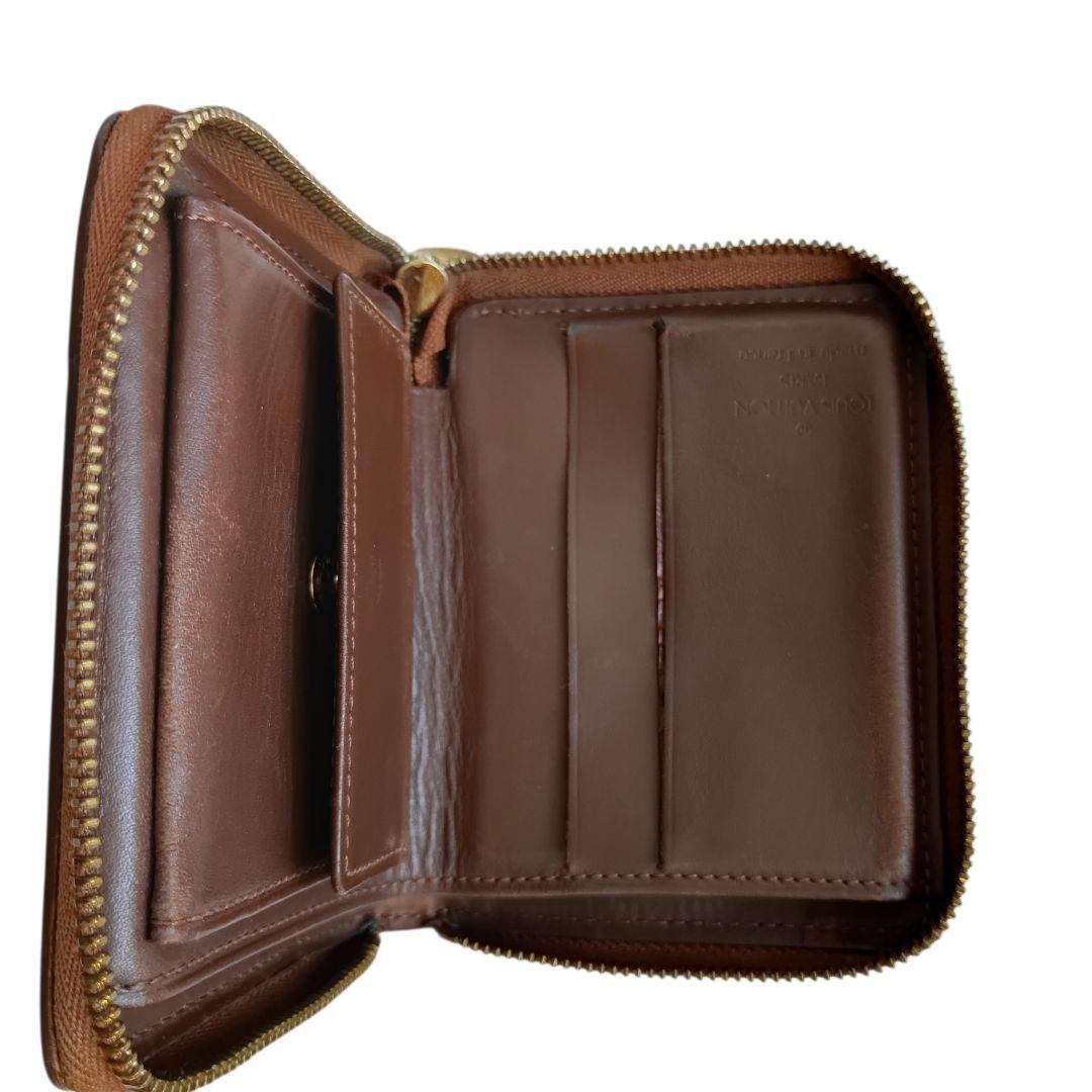 ルイヴィトン ヴェルニ ブルーム ブロンズ ラウンドジップ コンパクト財布