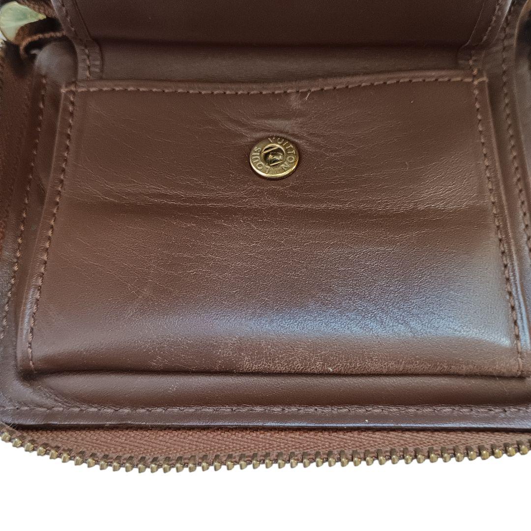 ルイヴィトン ヴェルニ ブルーム ブロンズ ラウンドジップ コンパクト財布