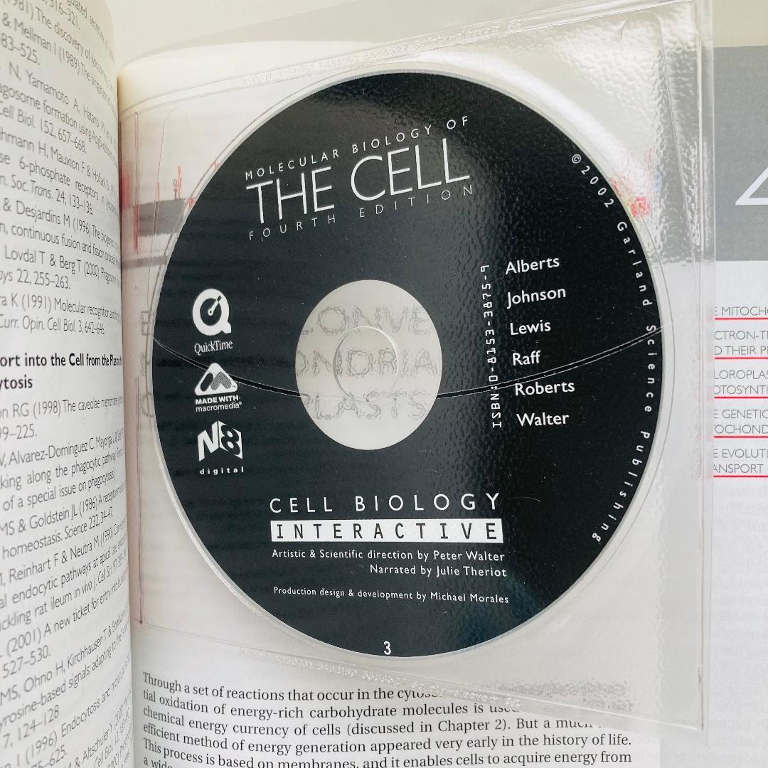 【洋書】Molecular Biology of the Cell 第4版