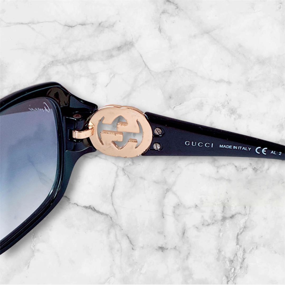 グッチ GUCCI サングラス GGロゴ インターロッキング ブラック 送料無料