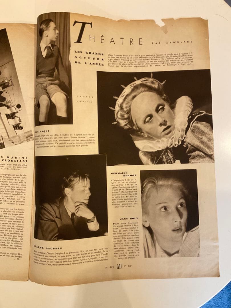 報道写真誌『VU』1936年6月3日号 ルノー・セガン島ストライキ特集号