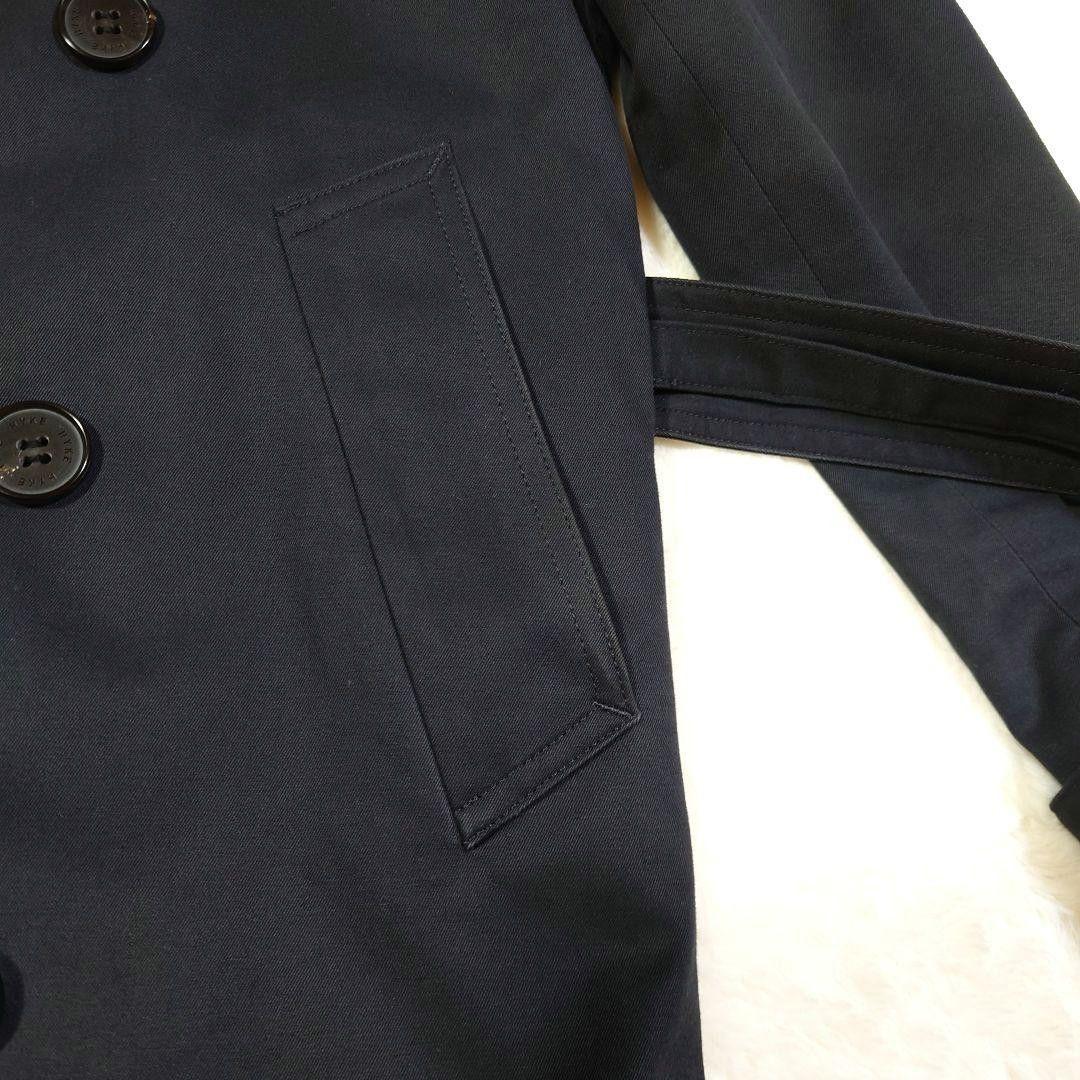 HYKE 【美品】 ライナー付き トレンチコート ハイク ブラック 腰ベルト