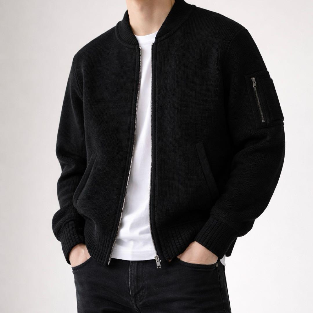 ジャケット・アウター Neil Barrett Knit Bomber Jacket MA-1 M