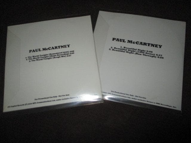 Paul McCartney (RARE!!2枚セット送料込み）