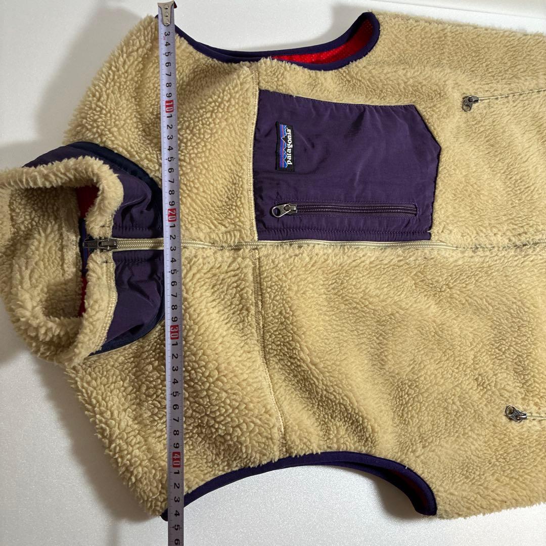 （美品）patagonia メンズ クラシックレトロX クリーム　サイズM