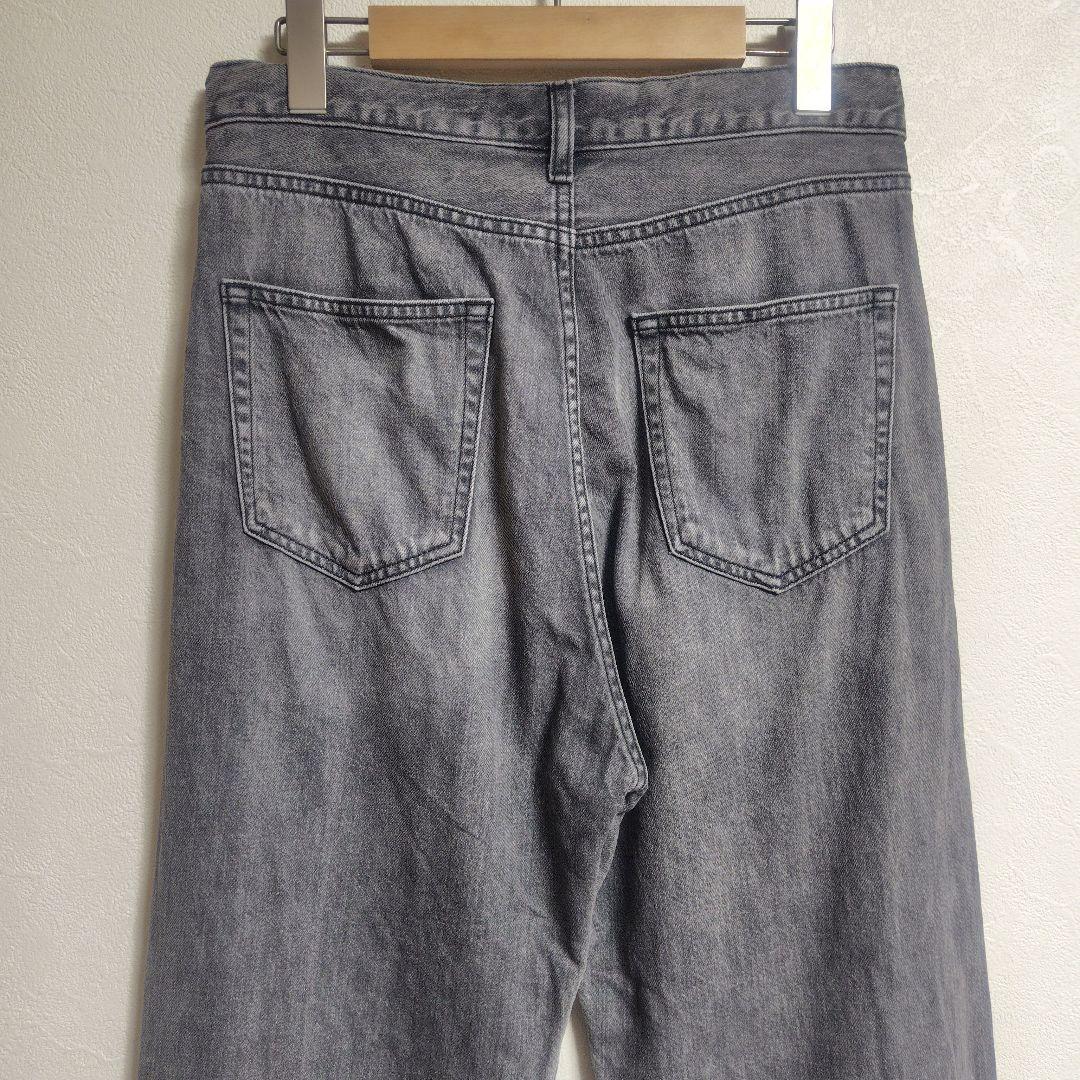 Whim Gazette ウィムガゼット　ドロストデニムパンツ　34 グレー