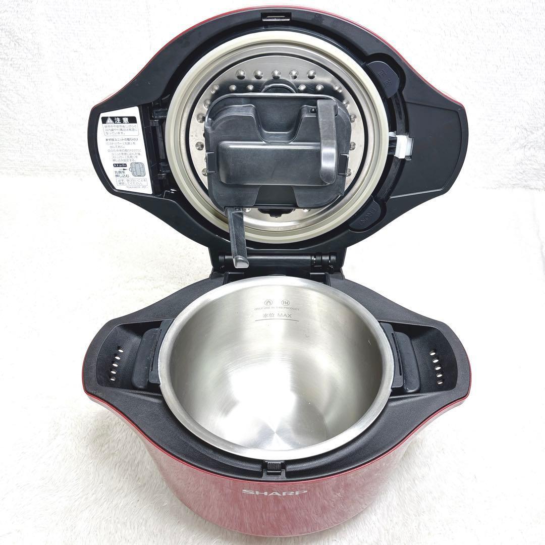 シャープ ヘルシオ ホットクックKN-HT24B-R 付属品有