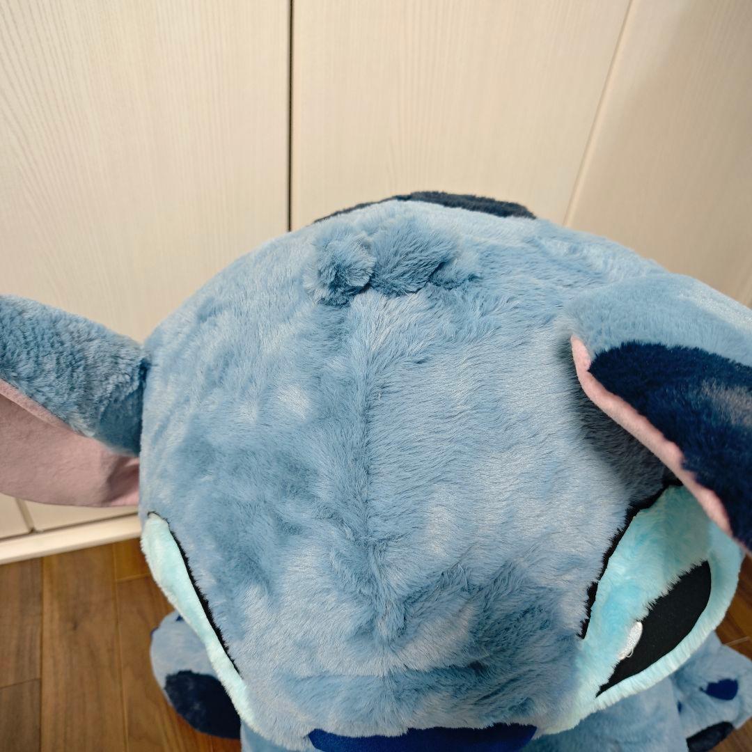 【美品】スティッチ ぬいぐるみ 巨大 コストコ ブランケット付き