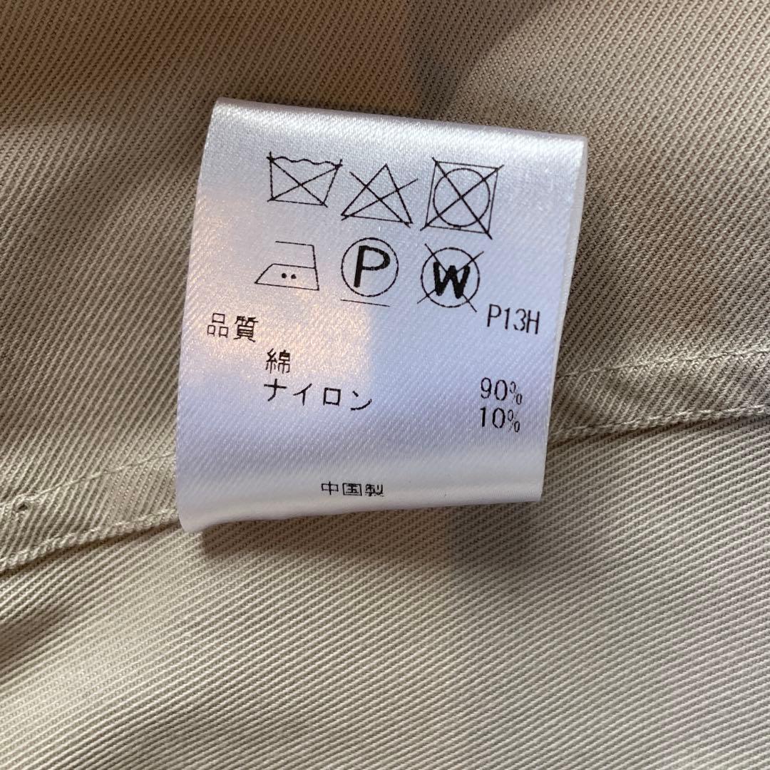 UNFILO アンフィーロ トレンチ風ショートコート L ベージュ ダブルボタン