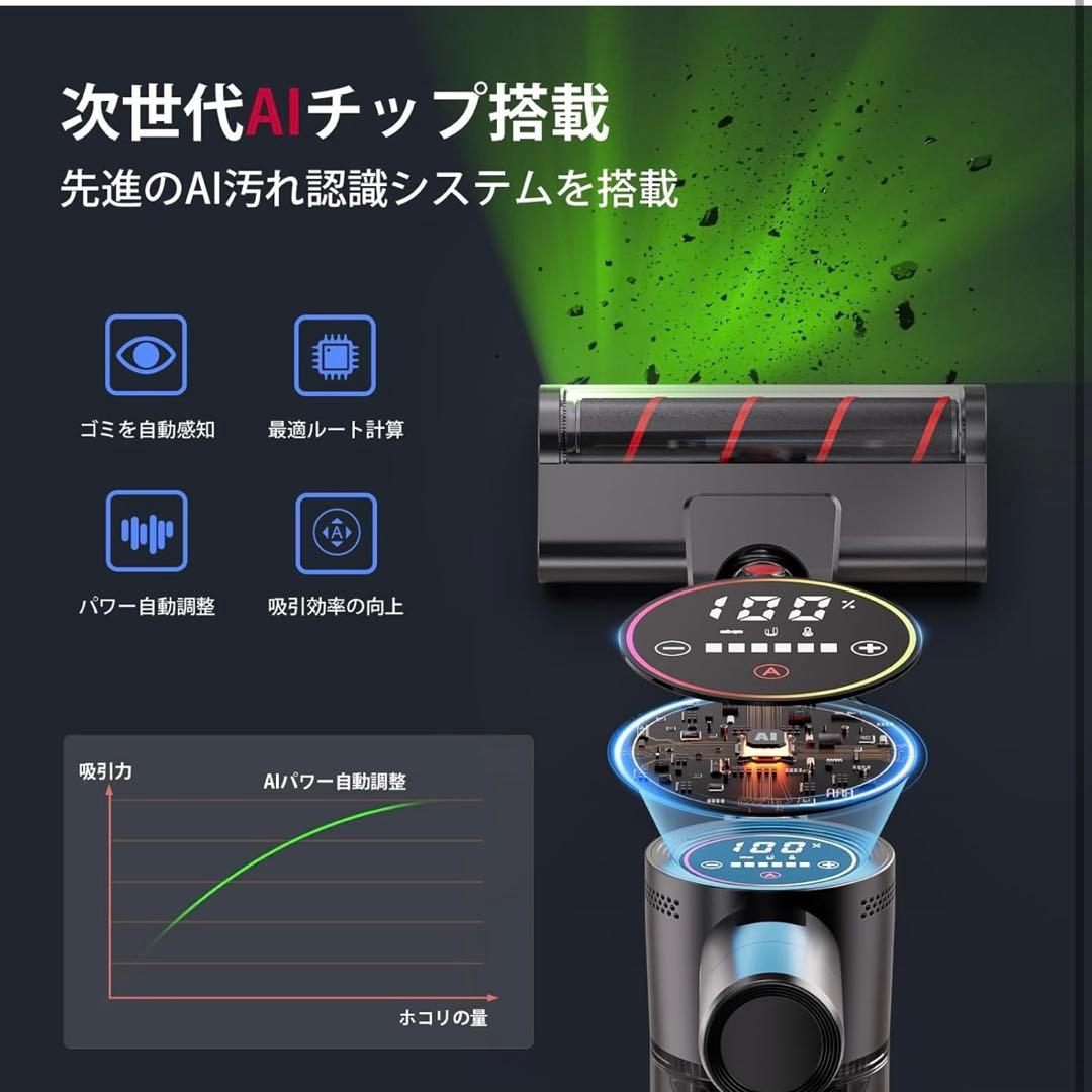 掃除機⭐️コードレス掃除機 軽量 サイクロン式 スティッククリーナー 2WAY