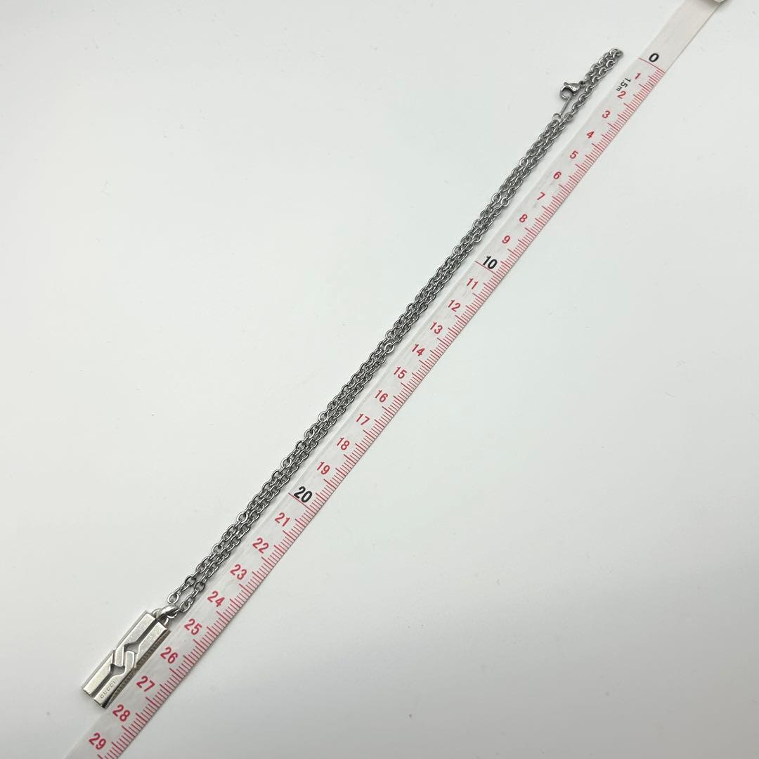 グッチ　ノット　インフィニティ　ネックレス　シルバー　925 チェーン社外品