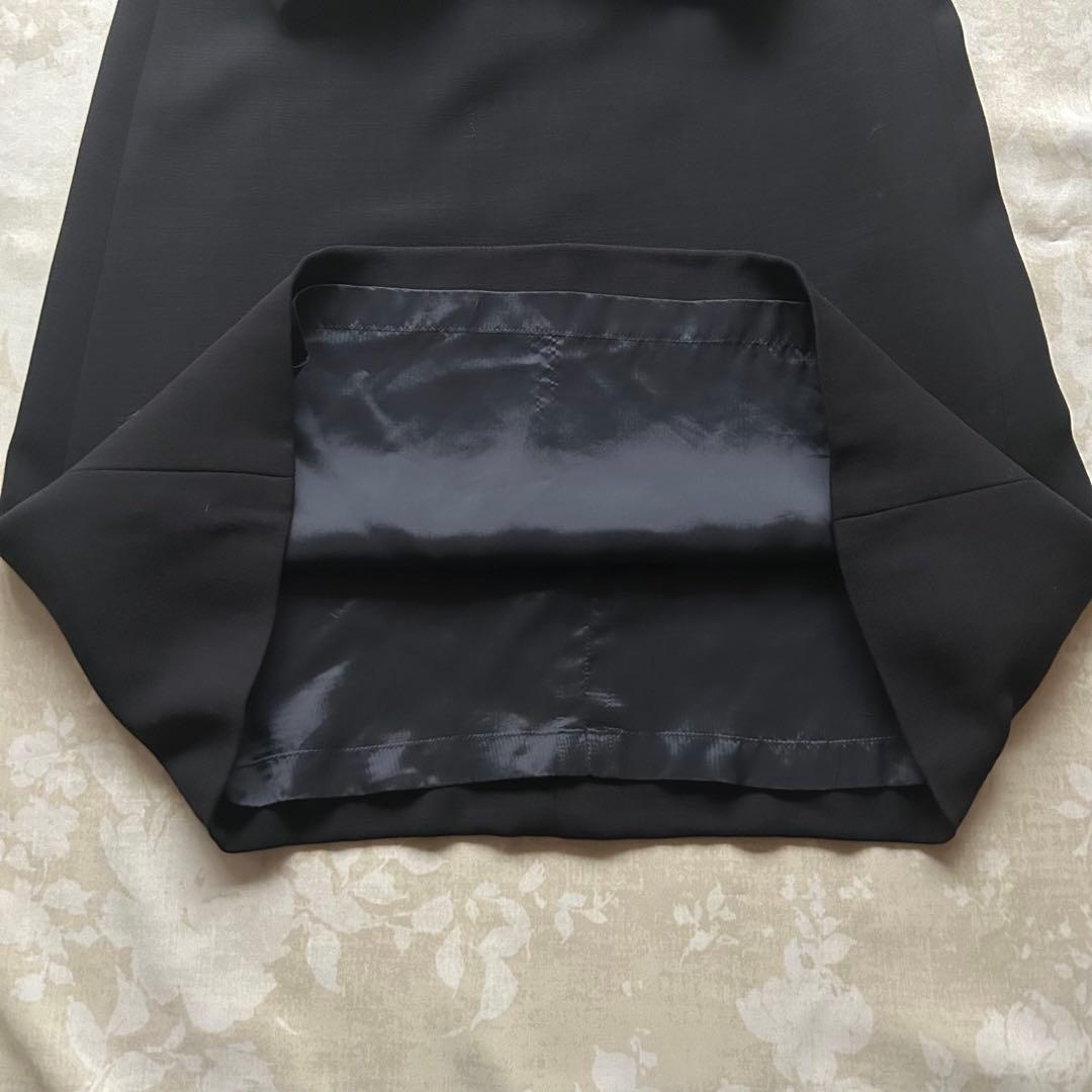 JIL SANDER 襟付き　長袖　綺麗めシャツワンピース　ブラック　黒