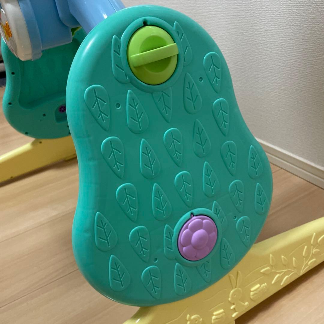 【美品】くまのプーさん えらべる回転6WAY ジムにへんしんメリー　電池付き