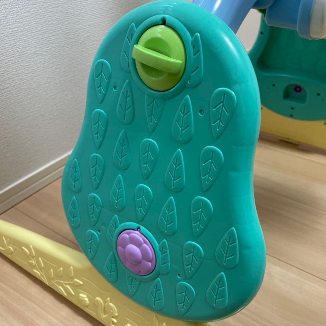 【美品】くまのプーさん えらべる回転6WAY ジムにへんしんメリー　電池付き