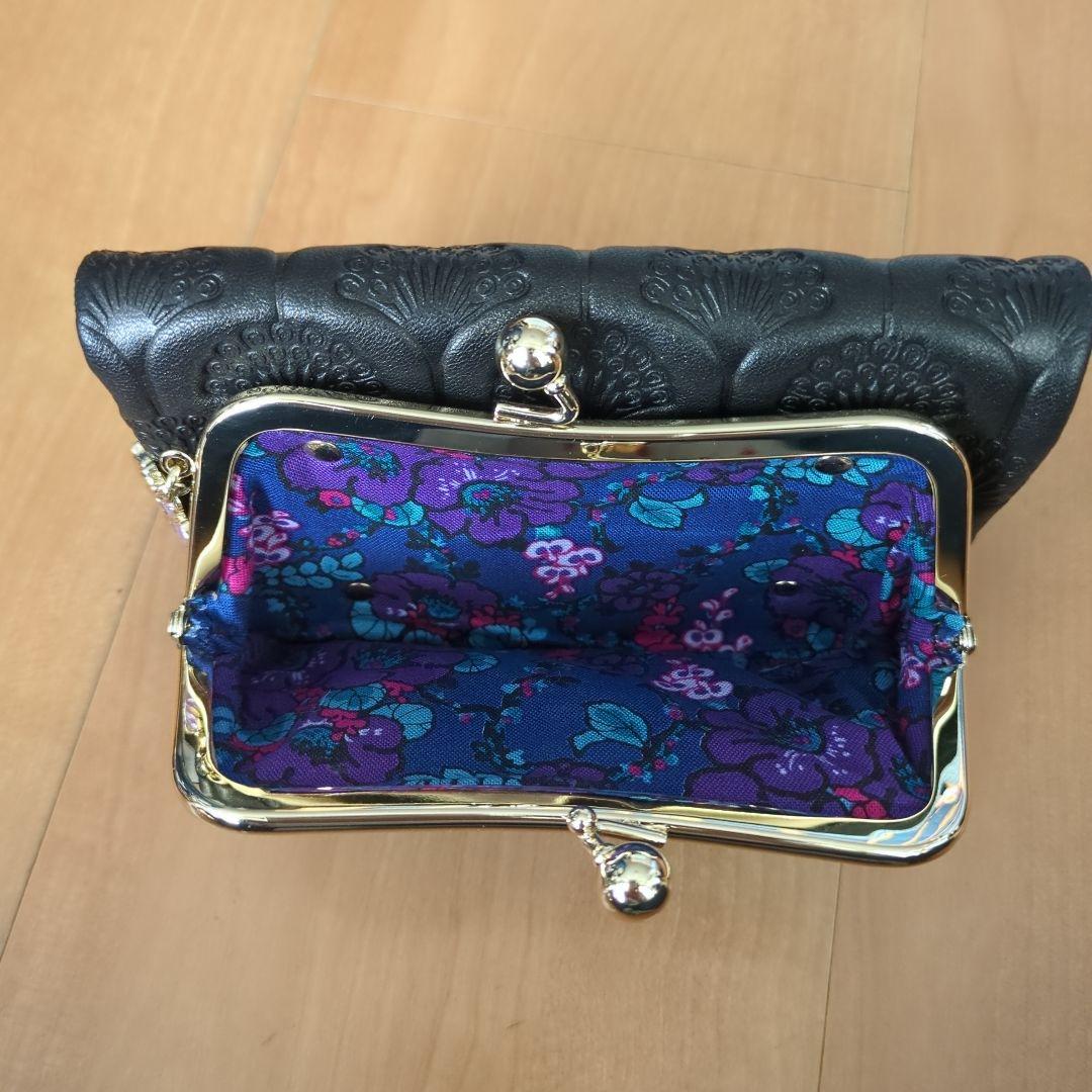 ANNA SUI ピーコック　二つ折り　がま口財布　孔雀