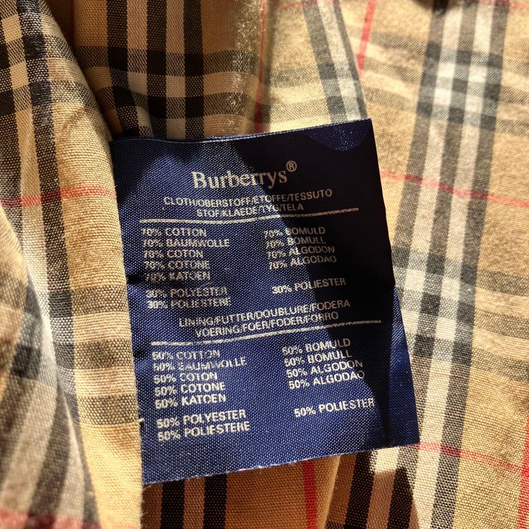 青*ク様 BURBERRY 90s スイングトップ ポーランド製 ノバチェック裏