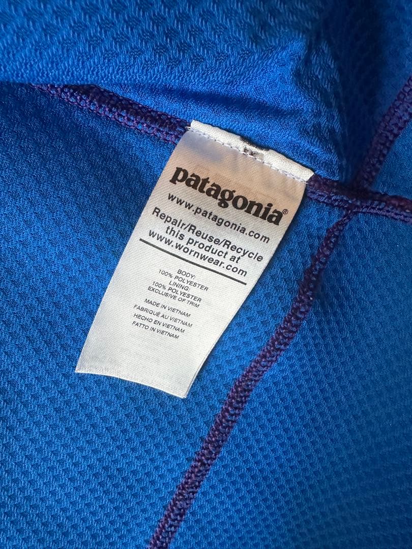 にじろうpatagonia ベストS 紫