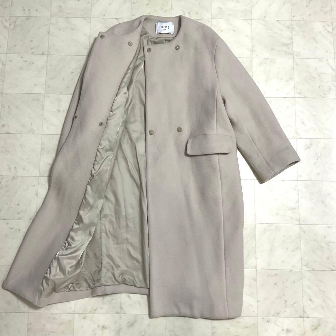 SLOBE IENA ⭐︎ ウールダブルクロスクルーネックコクーンコート