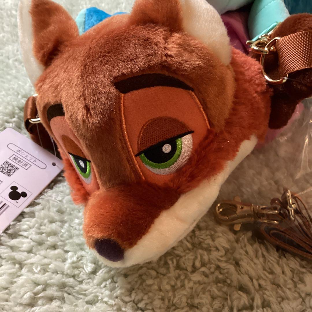 ディズニー　ズートピア　ニック＆ゲイリー　マルチポシェット