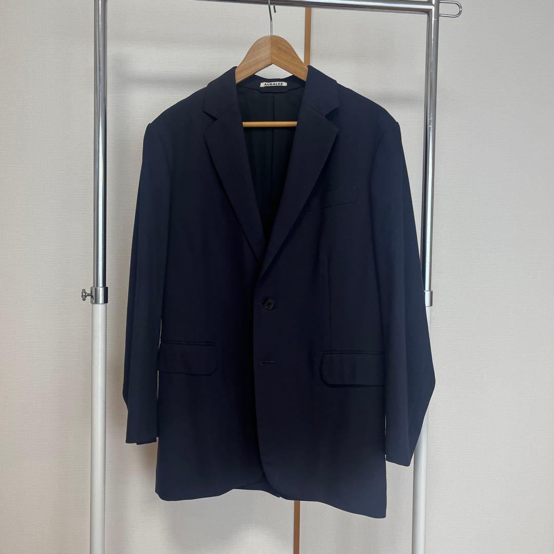 【わん】オーラリー HARD TWIST WOOL DOBBYJACKET