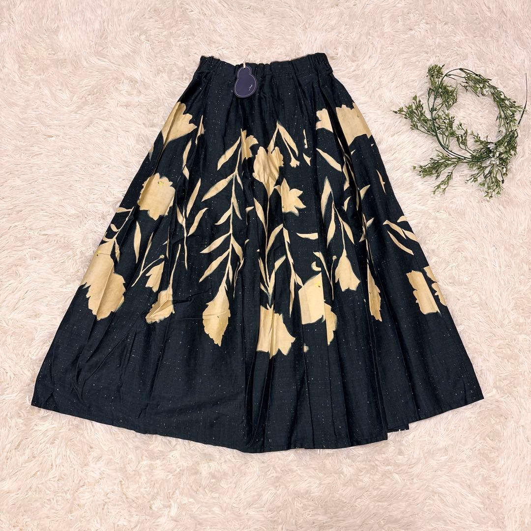 【新品未使用✨近年モデル】パラスパレス 花柄 ロングスカート ギャザー フレア