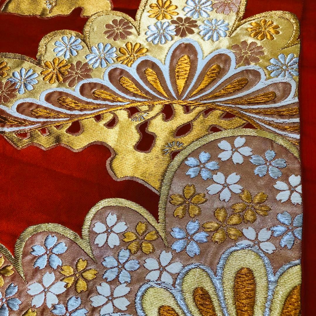 正絹振袖フルセット‼️愛らしいクリーム豪華絢爛菊梅薔薇金糸刺繍見惚れる⭐︎金彩金箔