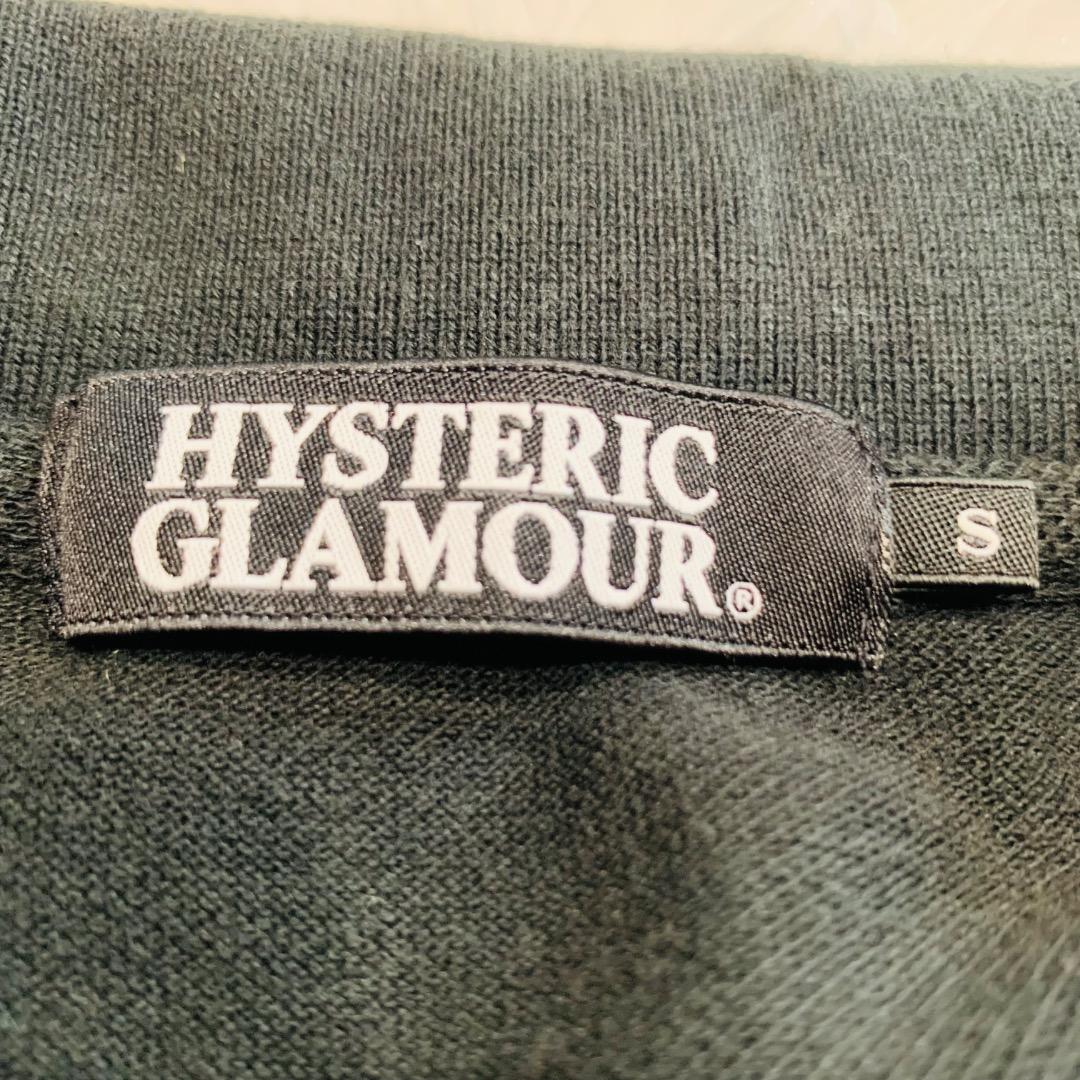 美品）Hysteric glamor ヒスガール　黒ポロシャツ　S　胸　背面ロゴ