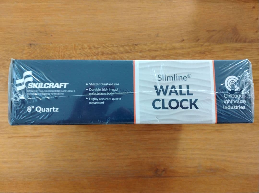 新品 米軍放出 USMC SKILCRAFT ウォールクロック 壁掛け時計 米軍