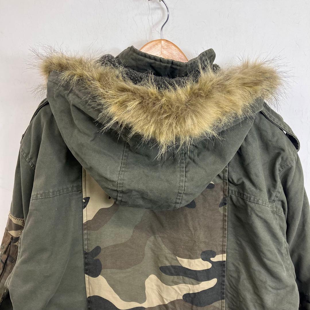 90s VEKDO HINOKS N-3B フライトジャケット スイス軍 カモ柄