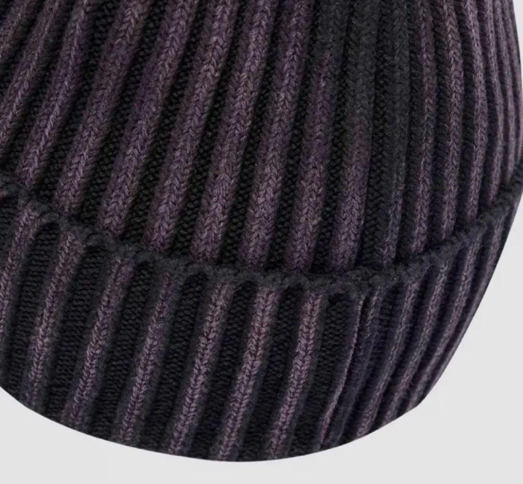 ★新品★ adidas 日本未発売 ビーニー ニット帽　ビンテージ加工 パープル