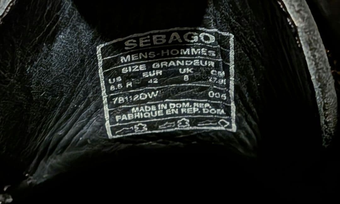 【美品】ENGNIEERED GARMENTS × SEBAGO OVERLAP