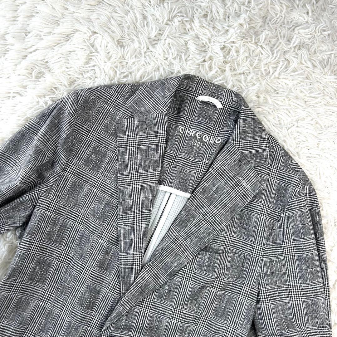 美品✨　CIRCOLO1901 コットンジャージージャケット　グレンチェック