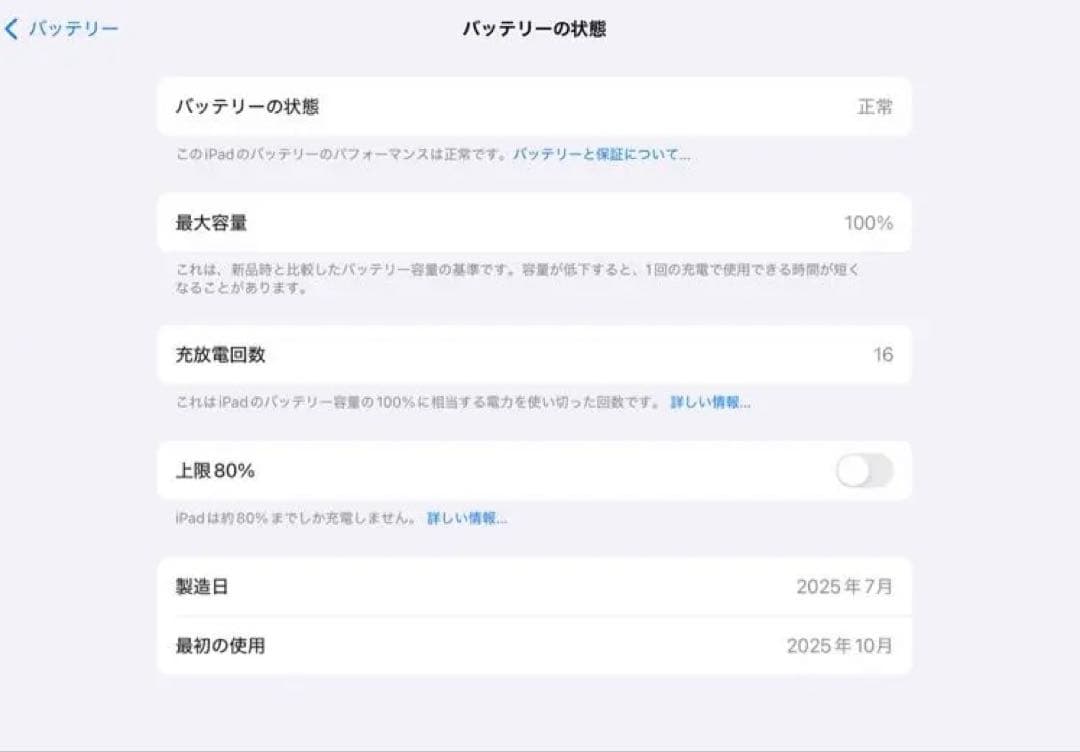 iPad 6世代 256GB M3 11インチ MCA14J-A