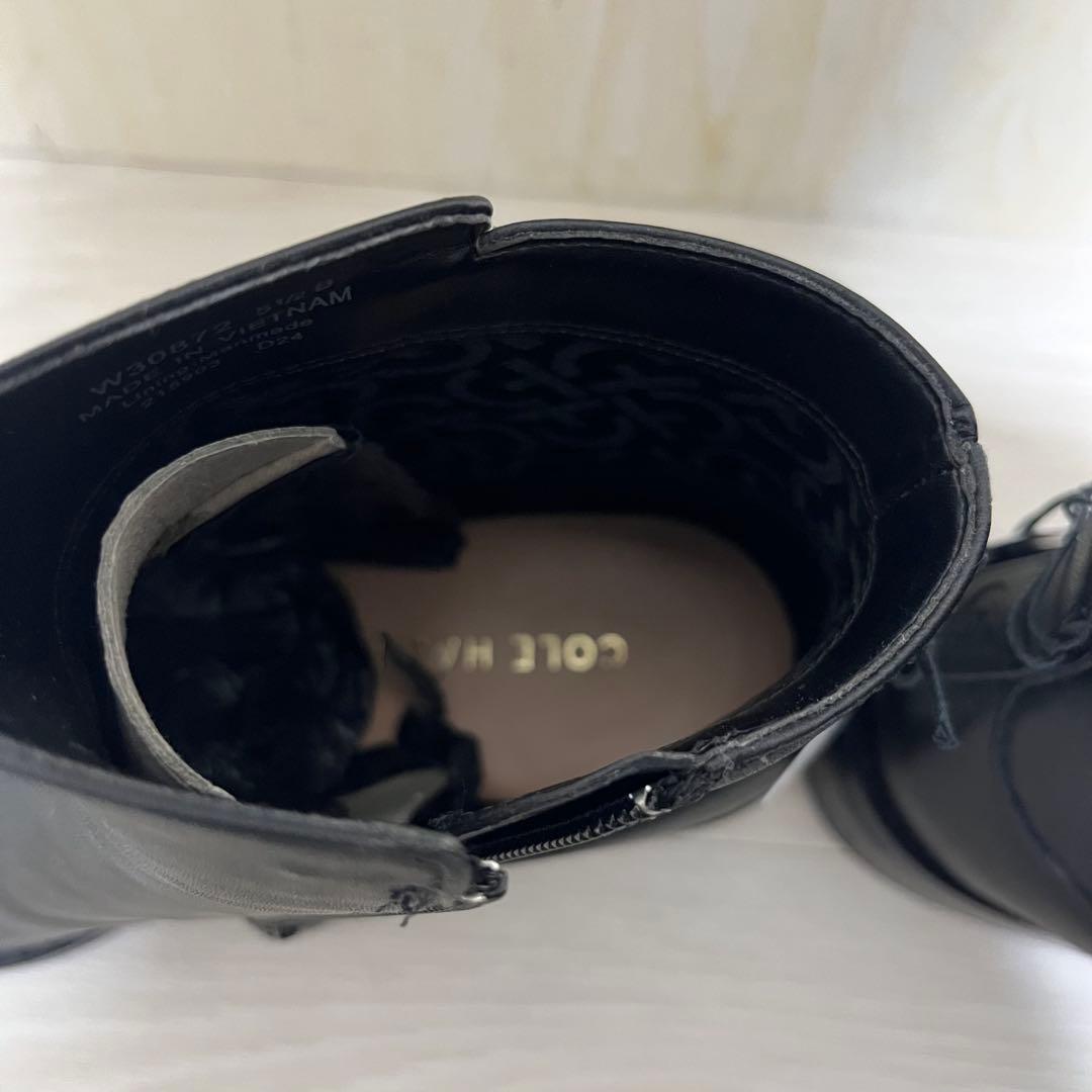 新品　未使用　COLE HAAN ラモーナ ブーツ　ウォータープルーフ　黒