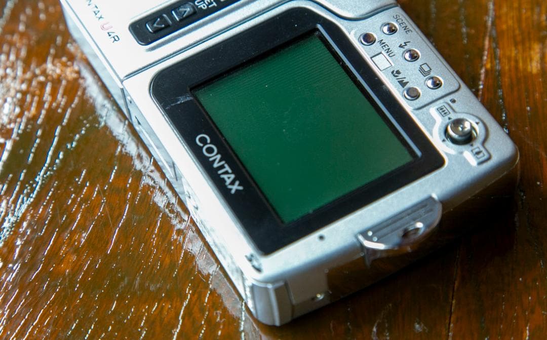 CONTAX コンタックス〈U4R〉 デジタルカメラ　動作未確認 ブラウン