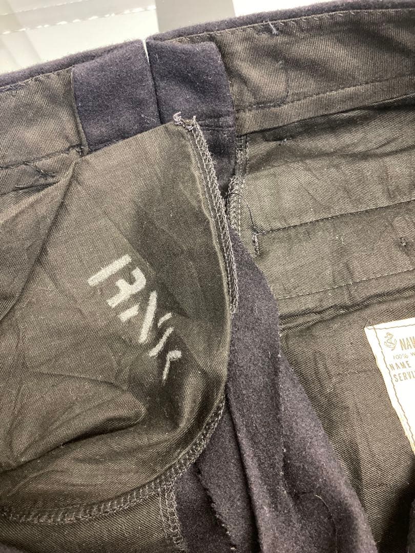 US NAVY 50s セーラーパンツ　巻きパンツ　ヴィンテージ　ウール　29R