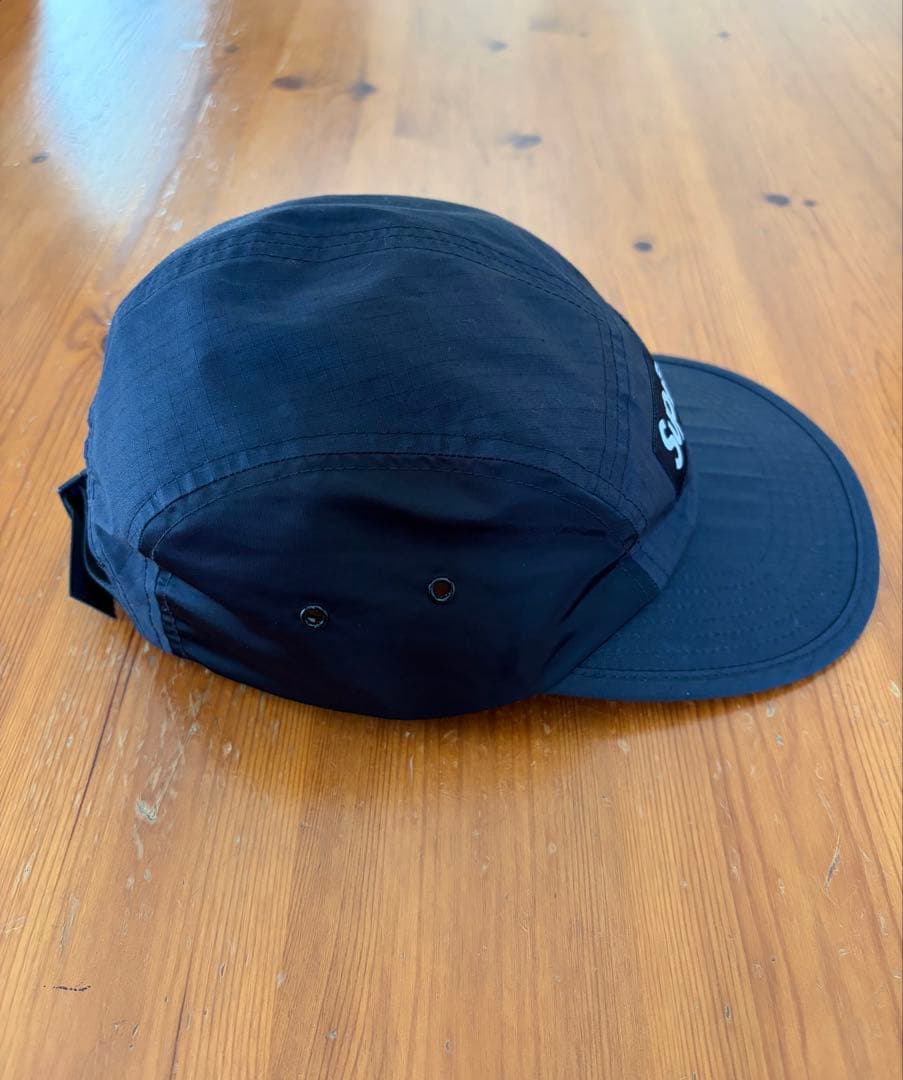 Supreme Waxed Ripstop Camp Cap 黒 2024FW